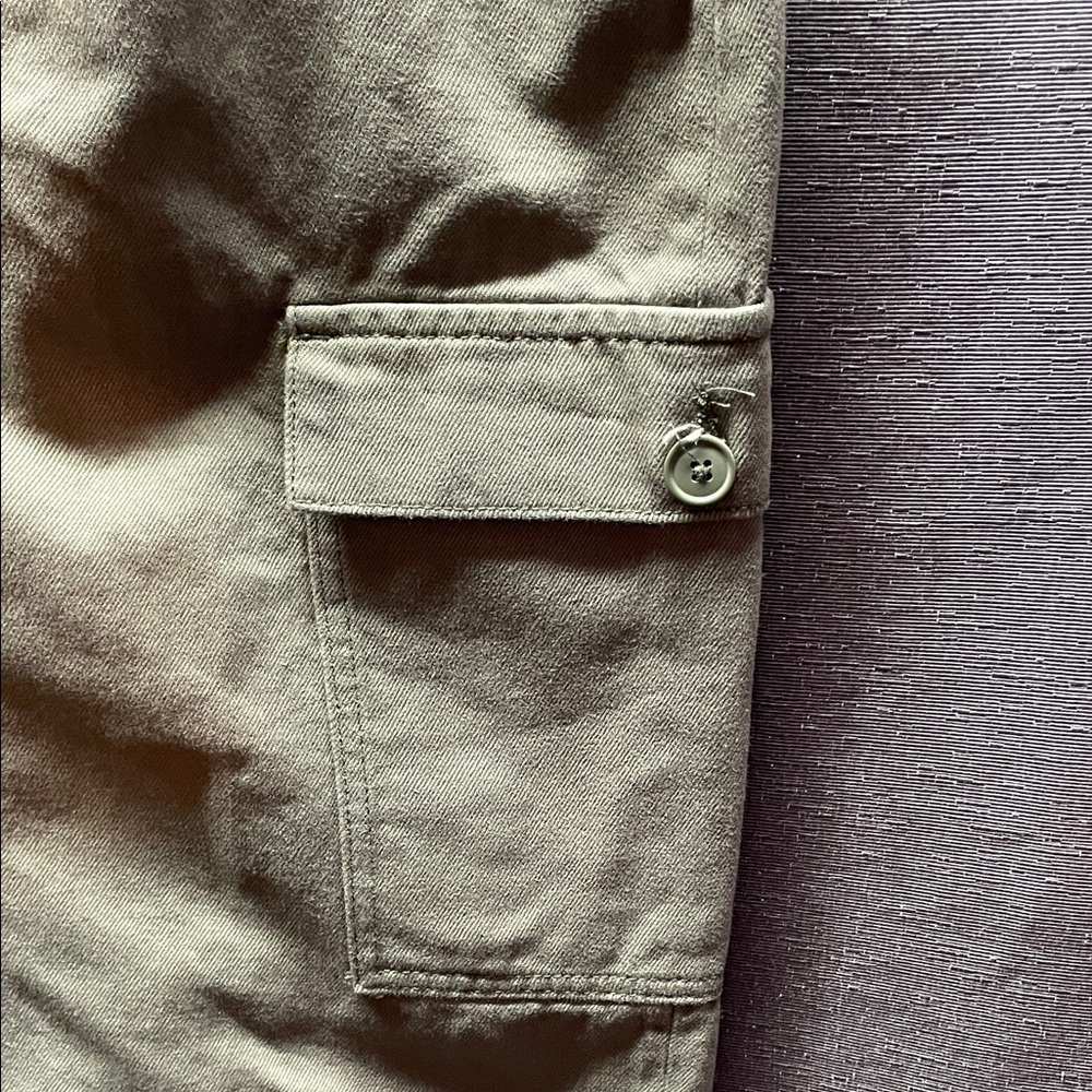 Gianni Bini Olive Cargo midi pencil Skirt - Picture 7 of 11